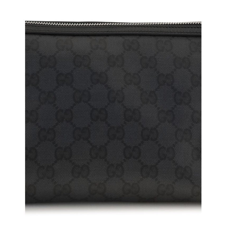 Gucci Black Cotton Clutch Bag