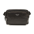 Prada Brown Calf Leather Bos Taurus Shoulder Bag