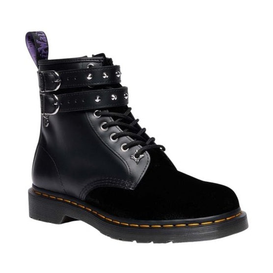 Dr. Martens Black Leather Lace-Up Boots