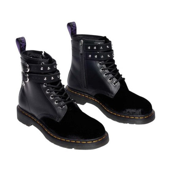 Dr. Martens Black Leather Lace-Up Boots