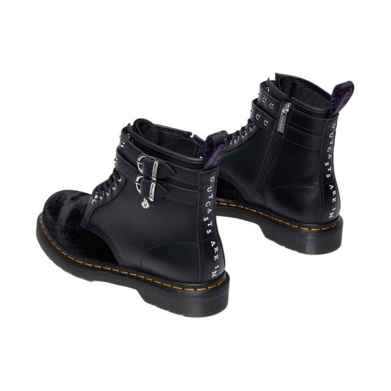 Dr. Martens Black Leather Lace-Up Boots