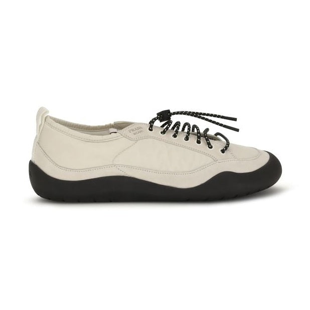 Prada Beige Fabric Athletic Sneakers