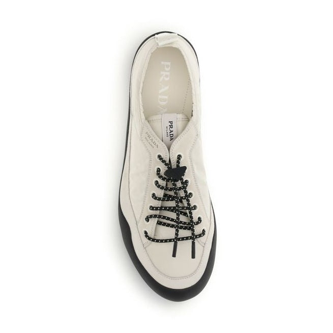 Prada Beige Fabric Athletic Sneakers