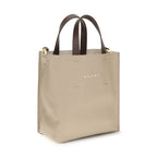 Marni Beige Calf Leather Bos Taurus Handbag