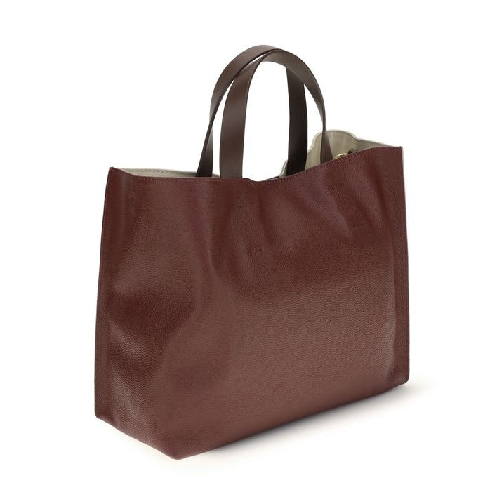Marni Beige Calf Leather Bos Taurus Shoulder Bag