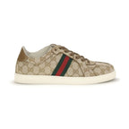 Gucci Beige Fabric Athletic Sneakers
