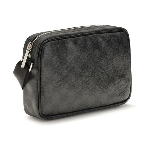Gucci Black Cotton Shoulder Bag