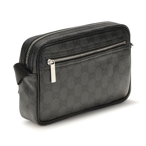 Gucci Black Cotton Shoulder Bag
