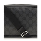 Gucci Black Cotton Shoulder Bag