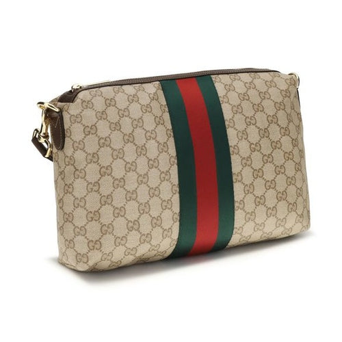 Beige Cotton Shoulder Bag