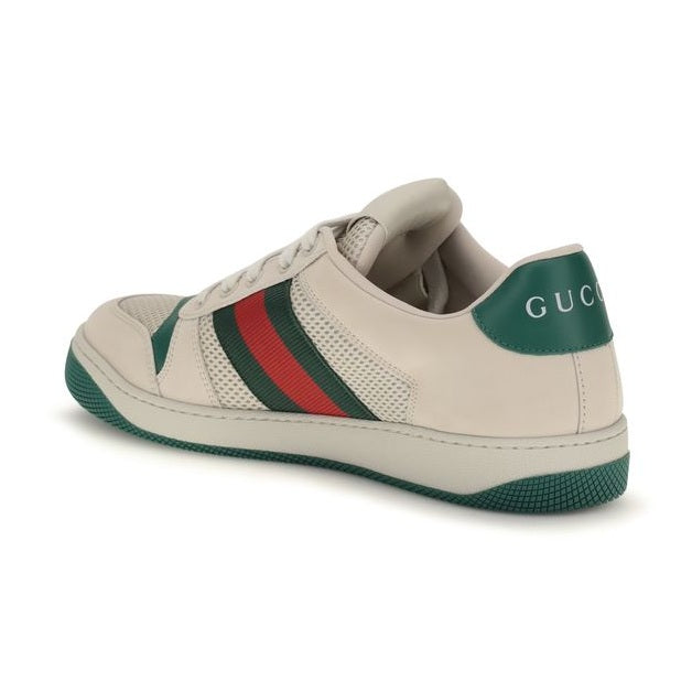 Gucci Beige Fabric Low Top Sneakers