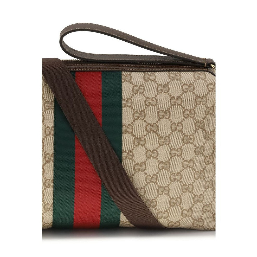 Gucci Beige Cotton Shoulder Bag