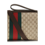 Gucci Beige Cotton Shoulder Bag