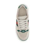 Gucci Beige Fabric Low Top Sneakers