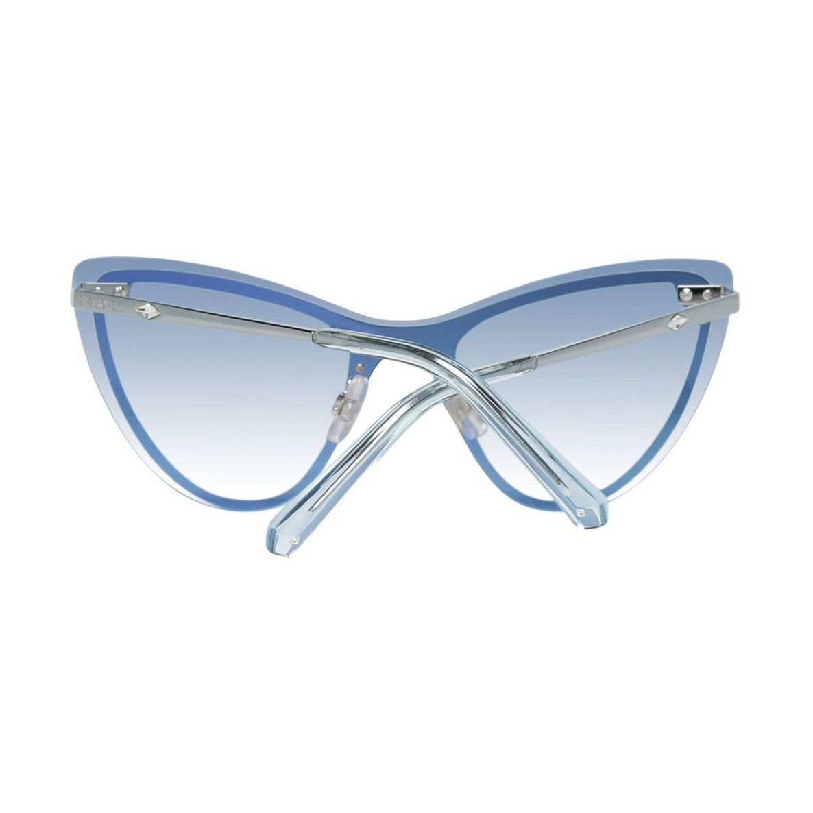 Swarovski Blue Metal Sunglasses