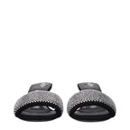 Prada Black Fabric Platform Sandals
