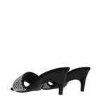 Prada Black Fabric Platform Sandals