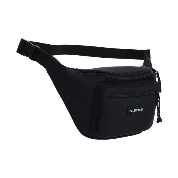 Balenciaga Black Polyester Clutch Bag