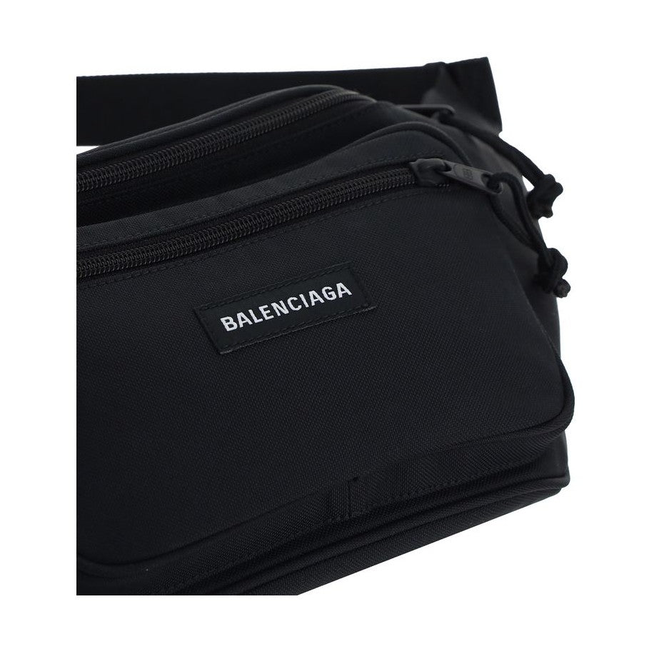 Balenciaga Black Polyester Clutch Bag