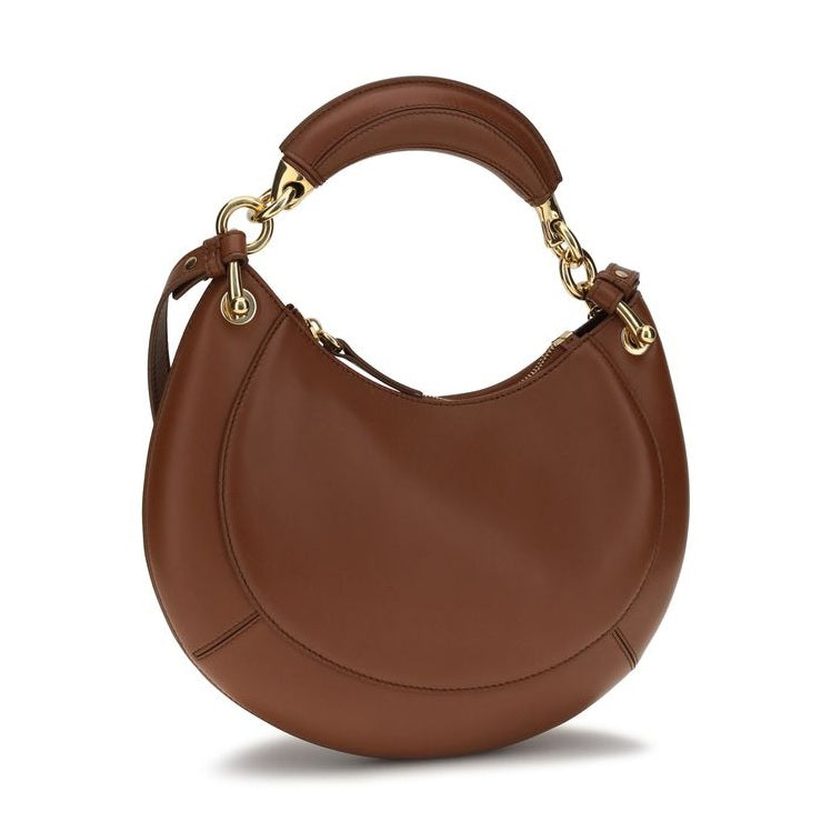 Chloé Brown Calf Leather Bos Taurus Shoulder Bag