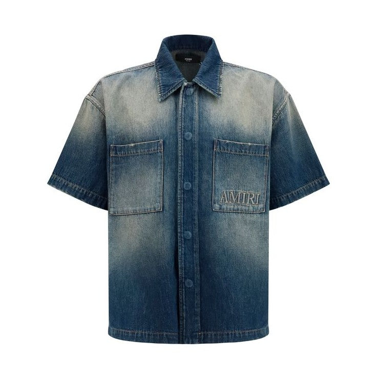 Amiri Blue Denim Shirt