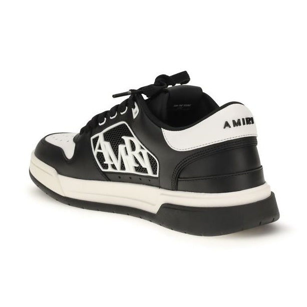 Amiri Black Calf Leather Bos Taurus Low Top Sneakers