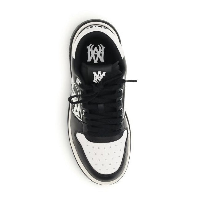 Amiri Black Calf Leather Bos Taurus Low Top Sneakers