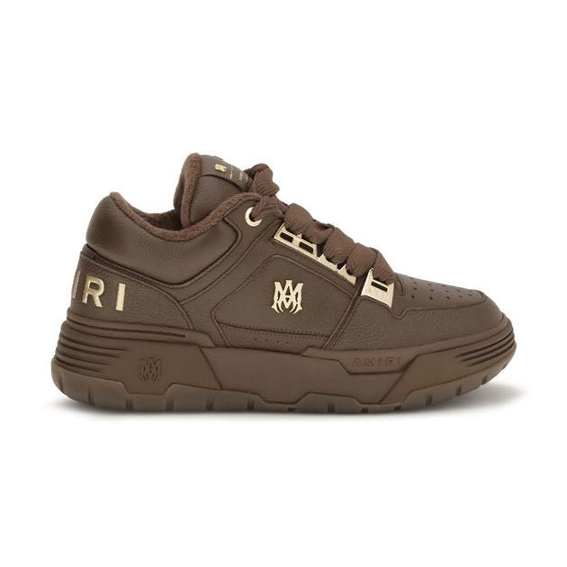 Amiri Brown Calf Leather Bos Taurus Chunky Sneakers