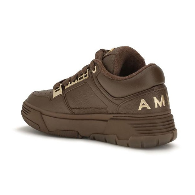 Amiri Brown Calf Leather Bos Taurus Chunky Sneakers