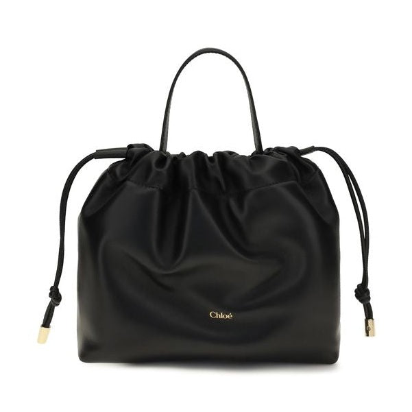 Chloé Black Lamb Ovis Aries Aries Shoulder Bag