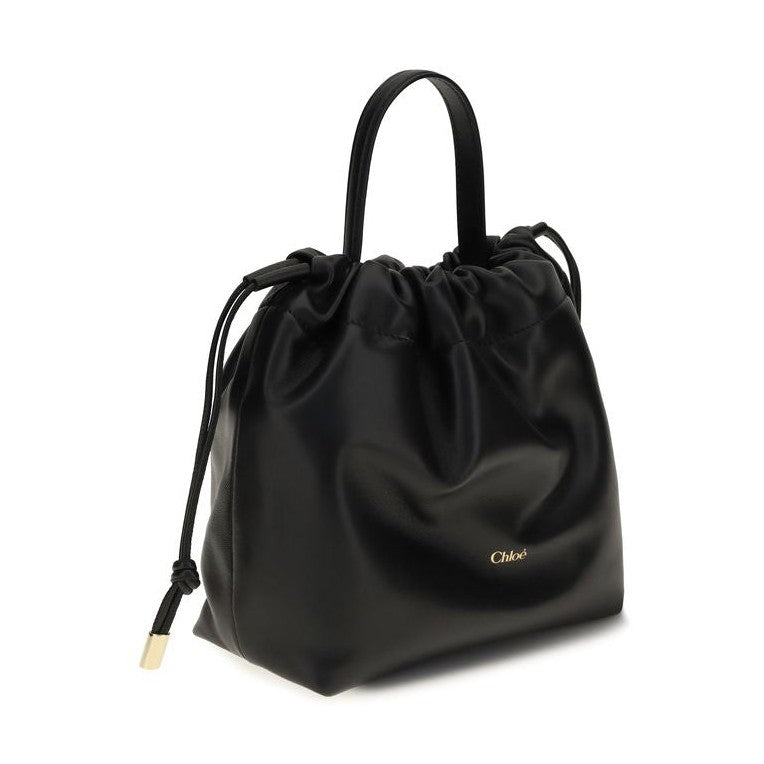 Chloé Black Lamb Ovis Aries Aries Shoulder Bag