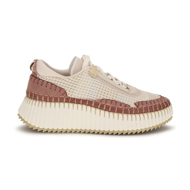 Chloé Beige Nylon Chunky Sneakers