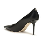Jimmy Choo Black Calf Leather Bos Taurus High Heel Pumps