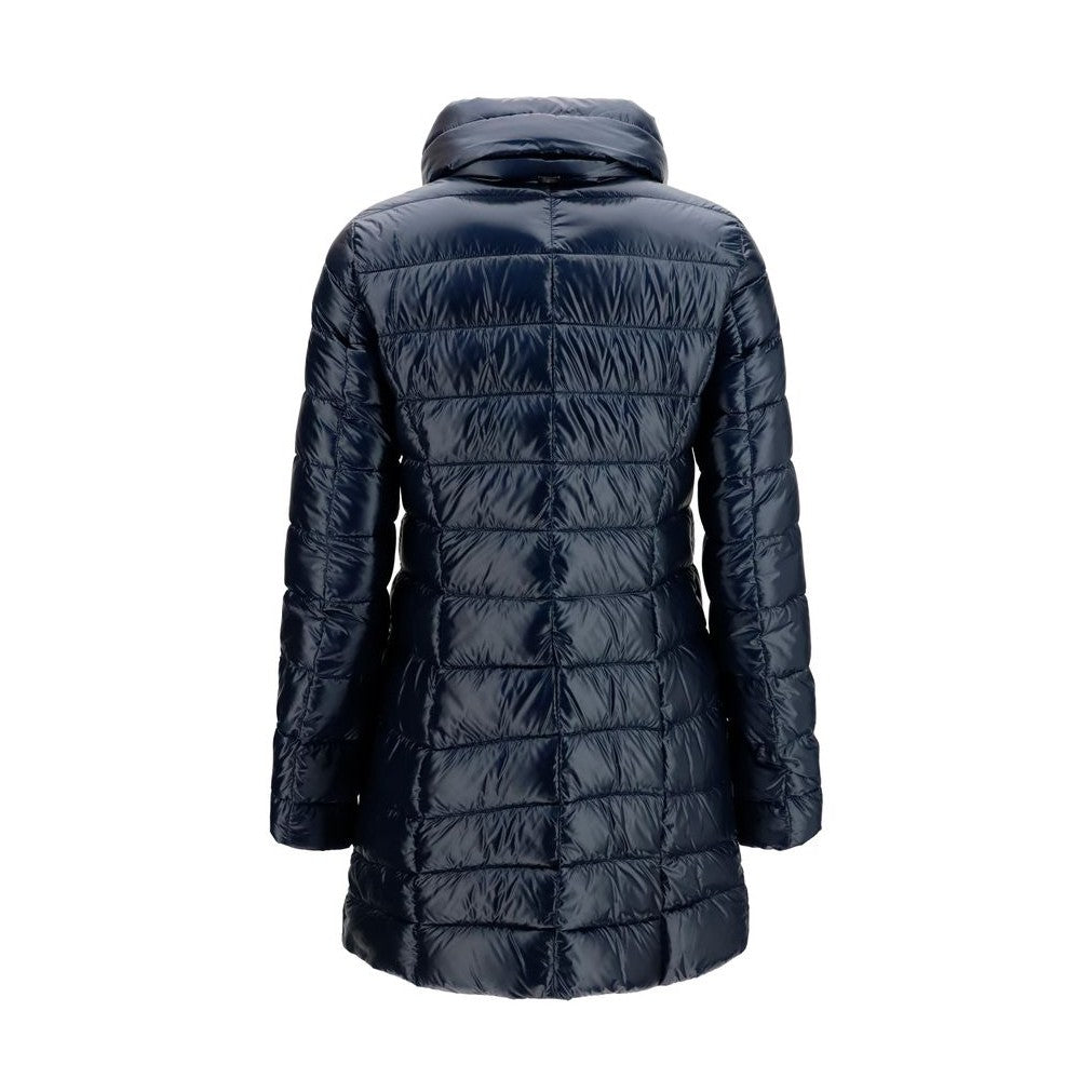 Herno Blue Polyamide Full-Length Jacket