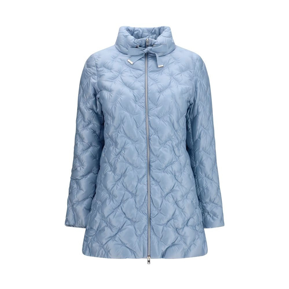 Herno Blue Polyester Full-Length Jacket