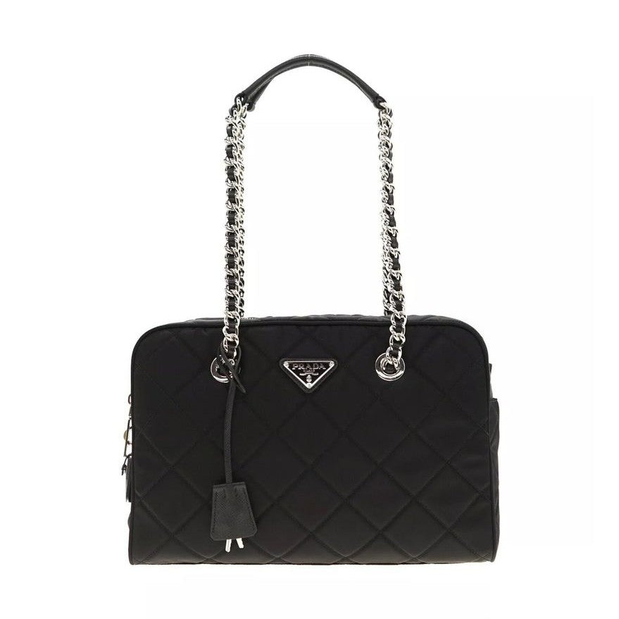 Prada Black Nylon Shoulder Bag