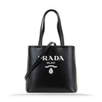 Prada Black Calfskin Tote Bag