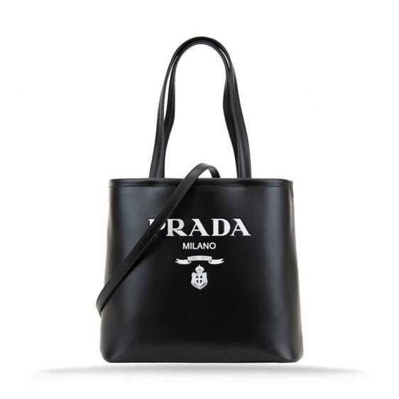 Prada Black Calfskin Tote Bag