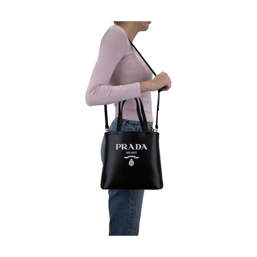 Prada Black Calfskin Tote Bag
