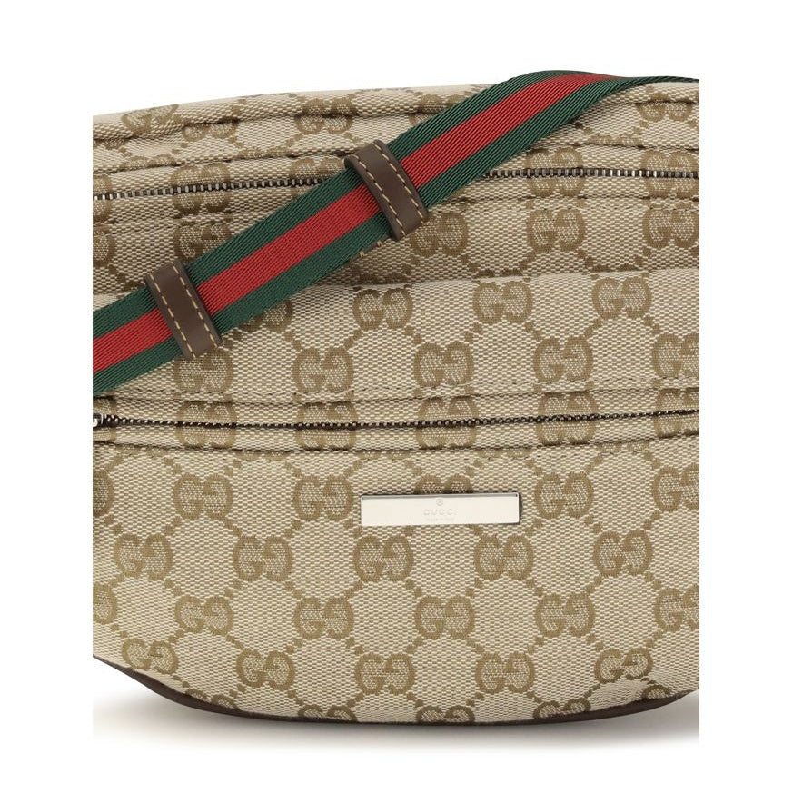 Gucci Beige Polyester Shoulder Bag