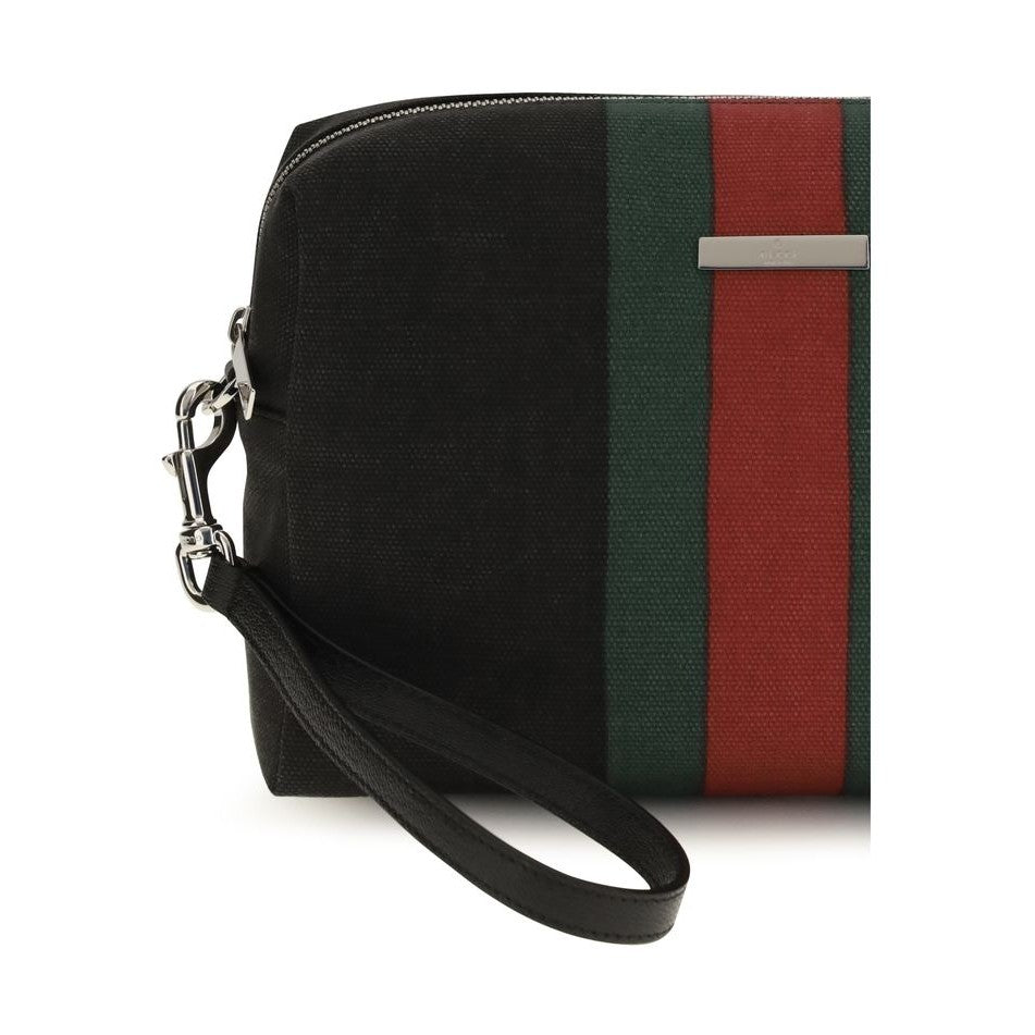 Gucci Black Cotton Handbag