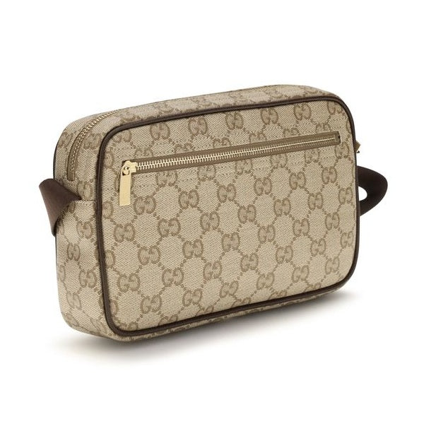 Gucci Beige Cotton Shoulder Bag