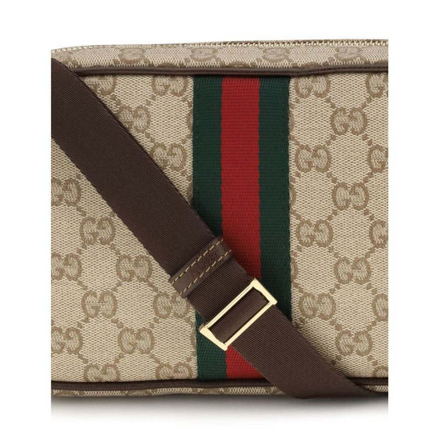 Gucci Beige Cotton Shoulder Bag