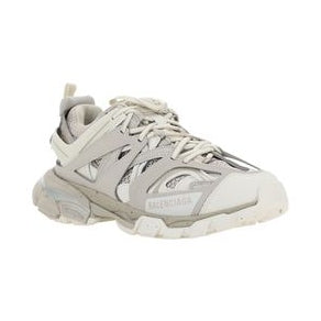 Balenciaga White Polyethylene Athletic Sneakers