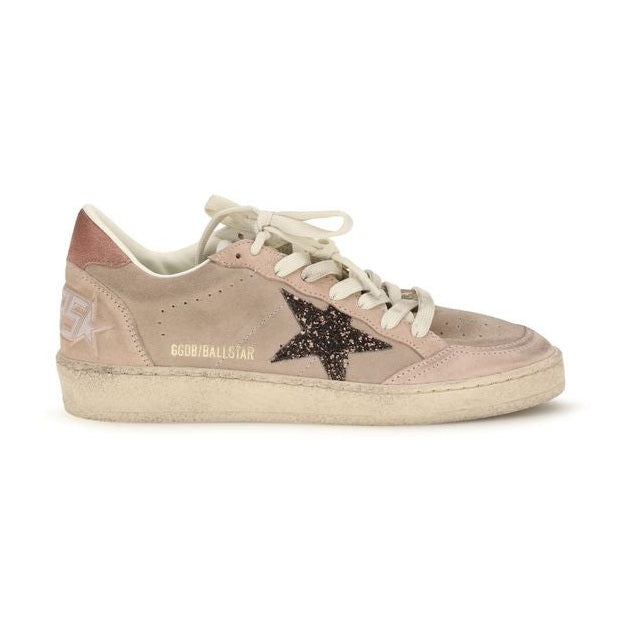 Golden Goose Beige Calf Leather Bos Taurus Low Top Sneakers