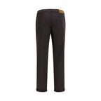 Brunello Cucinelli Brown Cotton Straight-Leg Jeans