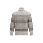 Brunello Cucinelli Gray Alpaca Vicugna Pacos Turtleneck