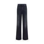 Gucci Black Cotton Straight-Leg Jeans