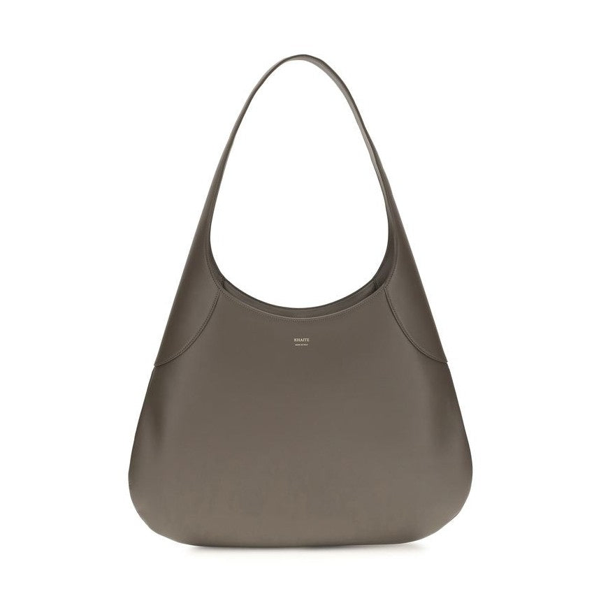 Khaite Gray Calf Leather Bos Taurus Handbag