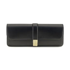 Khaite Black Calf Leather Bos Taurus Clutch Bag